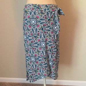 *HOST PICK* ARTISAN NY Wrap Patterned Skirt